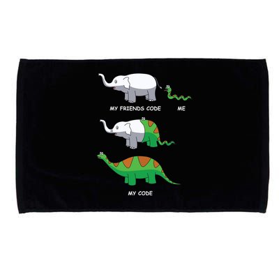 Developer Coder Programming Software Engineer Programmer Microfiber Hand Towel