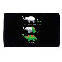 Developer Coder Programming Software Engineer Programmer Microfiber Hand Towel