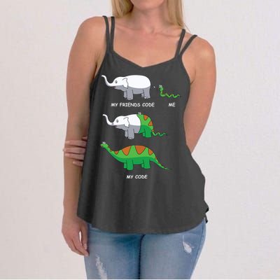 Developer Coder Programming Software Engineer Programmer Women's Strappy Tank