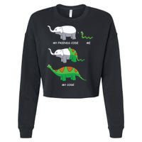 Developer Coder Programming Software Engineer Programmer Cropped Pullover Crew