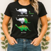Developer Coder Programming Software Engineer Programmer Womens T-Shirt