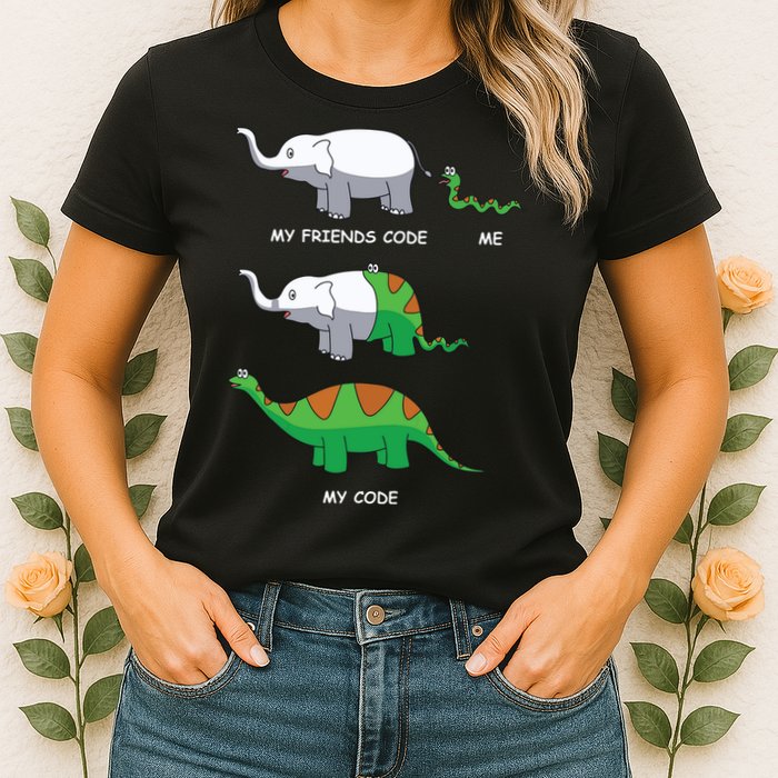 Developer Coder Programming Software Engineer Programmer Womens T-Shirt