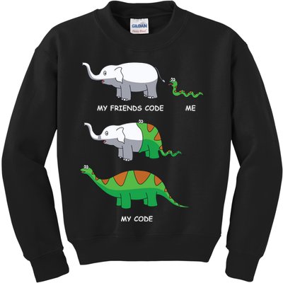 Developer Coder Programming Software Engineer Programmer Kids Sweatshirt