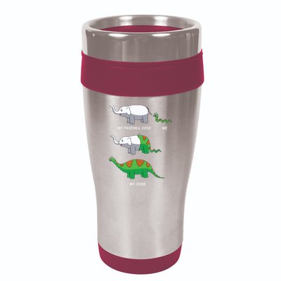 Developer Coder Programming Software Engineer Programmer 16oz Travel Tumbler