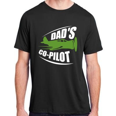 Dads Co Pilot Dad Pilot Father Son Daughter Gift Adult ChromaSoft Performance T-Shirt