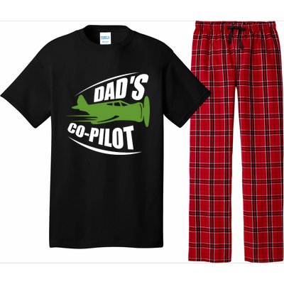 Dads Co Pilot Dad Pilot Father Son Daughter Gift Pajama Set