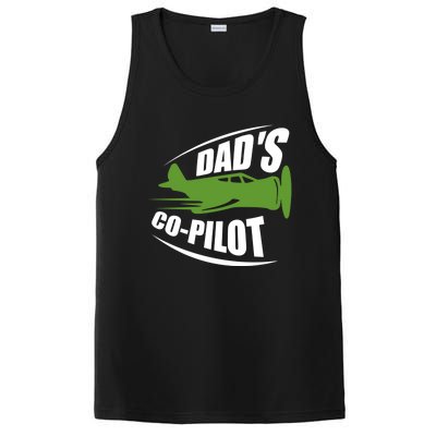 Dads Co Pilot Dad Pilot Father Son Daughter Gift PosiCharge Competitor Tank