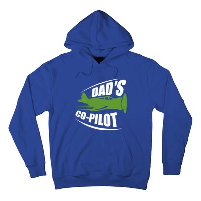 Dads Co Pilot Dad Pilot Father Son Daughter Gift Hoodie