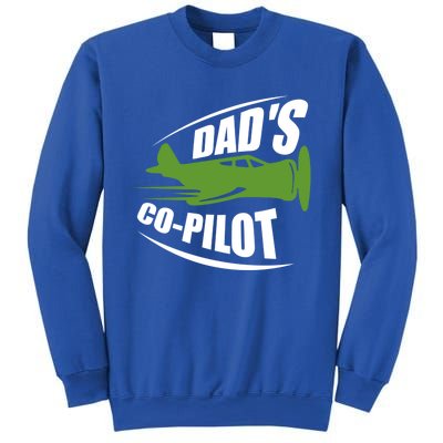 Dads Co Pilot Dad Pilot Father Son Daughter Gift Sweatshirt