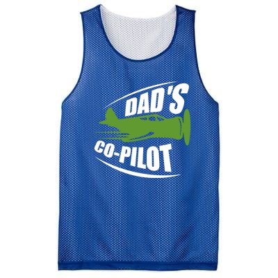 Dads Co Pilot Dad Pilot Father Son Daughter Gift Mesh Reversible Basketball Jersey Tank