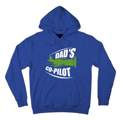 Dads Co Pilot Dad Pilot Father Son Daughter Gift Tall Hoodie