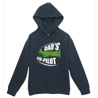 Dads Co Pilot Dad Pilot Father Son Daughter Gift Urban Pullover Hoodie