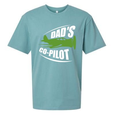 Dads Co Pilot Dad Pilot Father Son Daughter Gift Sueded Cloud Jersey T-Shirt