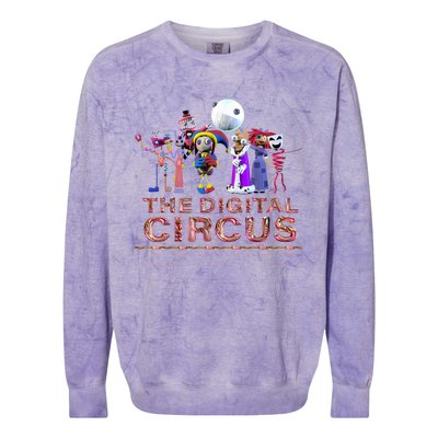 Digital Circus Pomni Funny Ragatha Jax Digitalcircus Colorblast Crewneck Sweatshirt