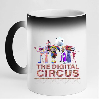 Digital Circus Pomni Funny Ragatha Jax Digitalcircus 11oz Black Color Changing Mug