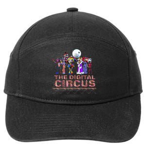 Digital Circus Pomni Funny Ragatha Jax Digitalcircus 7-Panel Snapback Hat