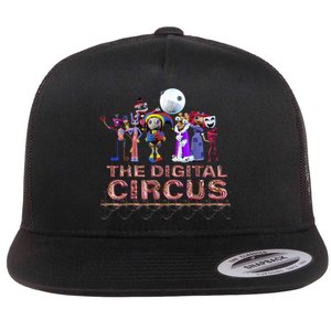 Digital Circus Pomni Funny Ragatha Jax Digitalcircus Flat Bill Trucker Hat