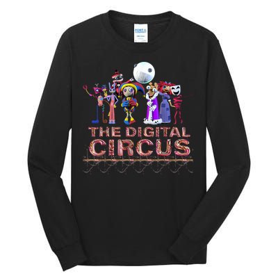 Digital Circus Pomni Funny Ragatha Jax Digitalcircus Tall Long Sleeve T-Shirt