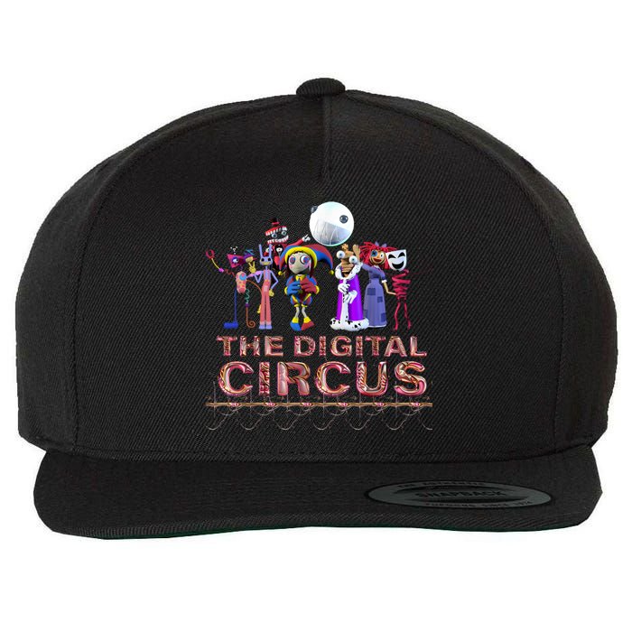 Digital Circus Pomni Funny Ragatha Jax Digitalcircus Wool Snapback Cap