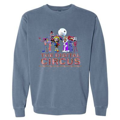 Digital Circus Pomni Funny Ragatha Jax Digitalcircus Garment-Dyed Sweatshirt