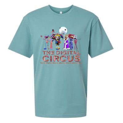 Digital Circus Pomni Funny Ragatha Jax Digitalcircus Sueded Cloud Jersey T-Shirt