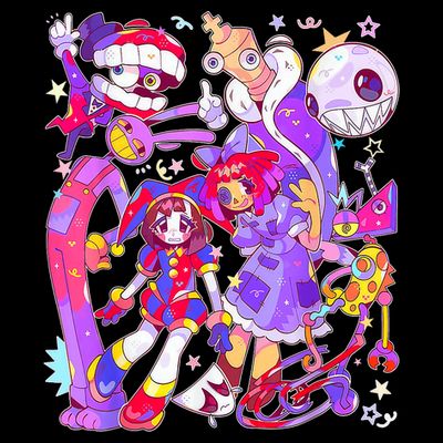 Digital Circus Pomni Funny Ragatha Jax Digitalcircus T-Shirt