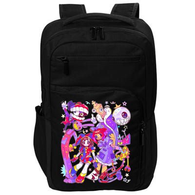Digital Circus Pomni Funny Ragatha Jax Digitalcircus Impact Tech Backpack