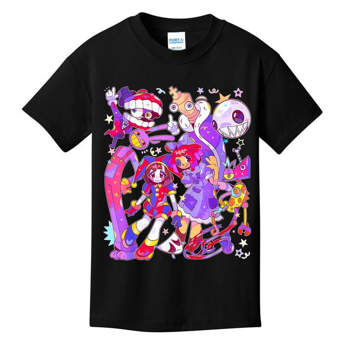 Digital Circus Pomni Funny Ragatha Jax Digitalcircus Kids T-Shirt