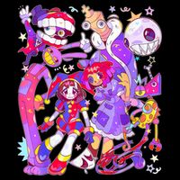 Digital Circus Pomni Funny Ragatha Jax Digitalcircus Kids T-Shirt