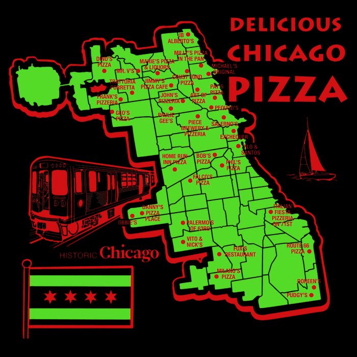 Delicious Chicago Pizza Backpack