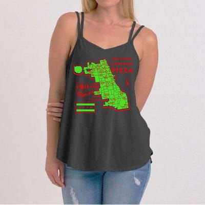Delicious Chicago Pizza Women's Strappy Tank