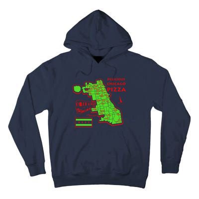 Delicious Chicago Pizza Tall Hoodie