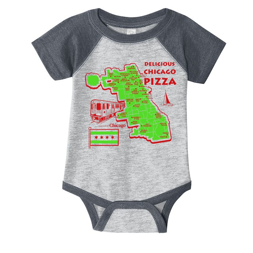 Delicious Chicago Pizza Infant Baby Jersey Bodysuit