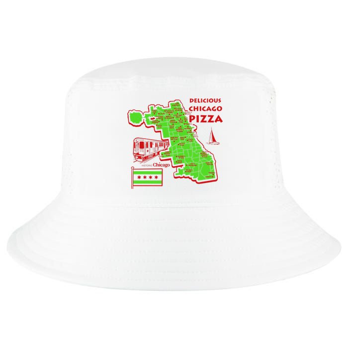 Delicious Chicago Pizza Cool Comfort Performance Bucket Hat