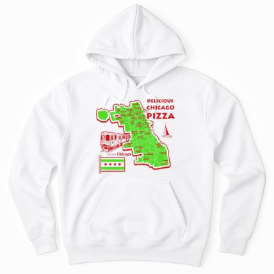 Delicious Chicago Pizza Hoodie