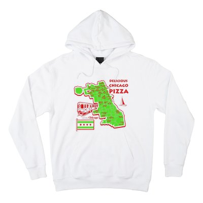 Delicious Chicago Pizza Hoodie