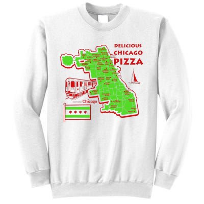 Delicious Chicago Pizza Sweatshirt