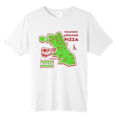 Delicious Chicago Pizza Tall Fusion ChromaSoft Performance T-Shirt