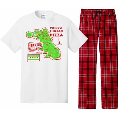 Delicious Chicago Pizza Pajama Set