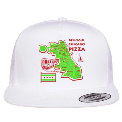 Delicious Chicago Pizza Flatbill Hat