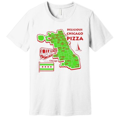 Delicious Chicago Pizza Premium T-Shirt