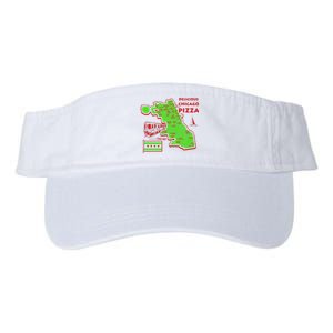 Delicious Chicago Pizza Valucap Bio-Washed Visor