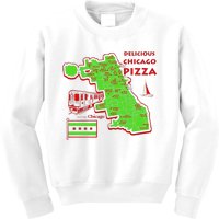 Delicious Chicago Pizza Kids Sweatshirt