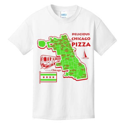 Delicious Chicago Pizza Kids T-Shirt