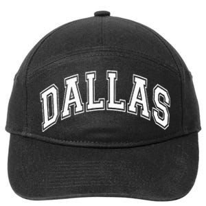 Dallas City Pride Retro Design 7-Panel Snapback Hat