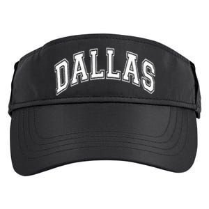 Dallas City Pride Retro Design Adult Drive Performance Visor