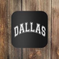 Dallas City Pride Retro Design Coaster