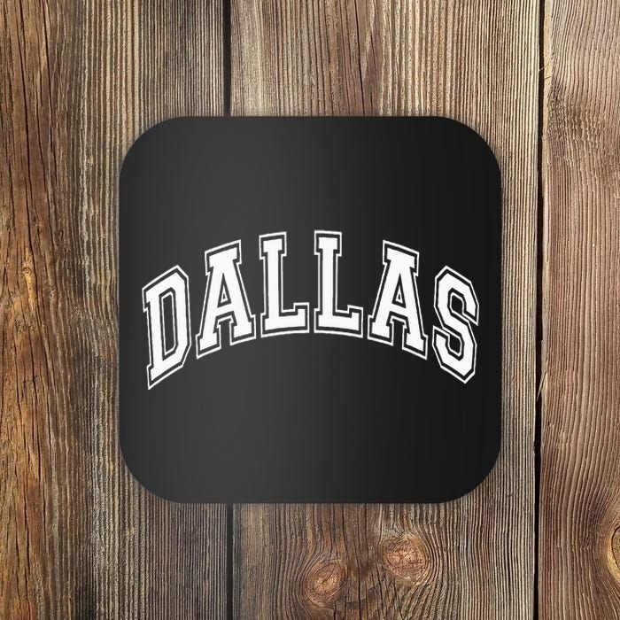 Dallas City Pride Retro Design Coaster