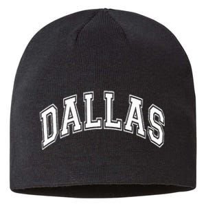 Dallas City Pride Retro Design Sustainable Beanie