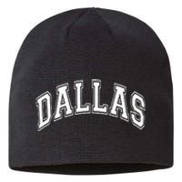 Dallas City Pride Retro Design Sustainable Beanie